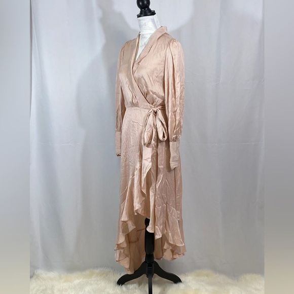 Zimmermann Silk Wrap Midi-Dress size 1/us size 4-6 - Picture 7 of 13
